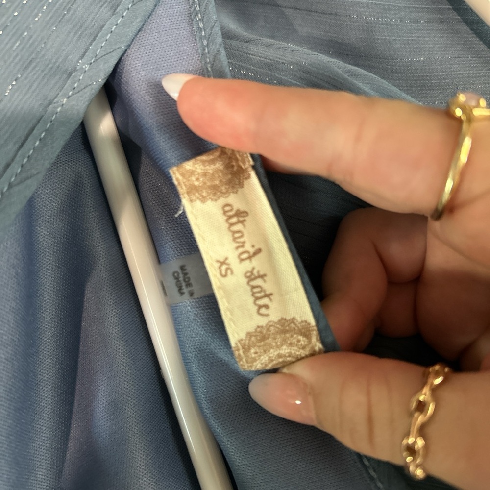 Altar'd State Sky Blue Dress